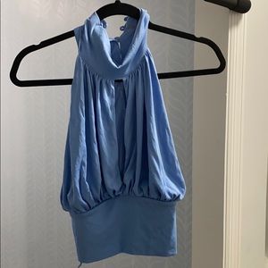 Free People Mock Neck Keyhole Cropped Tank NWT